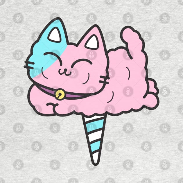 Cotton Kitty Puff by plattercats